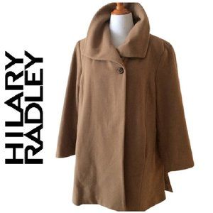 Hilary Radley New York Quality Cashmere Wool Coat